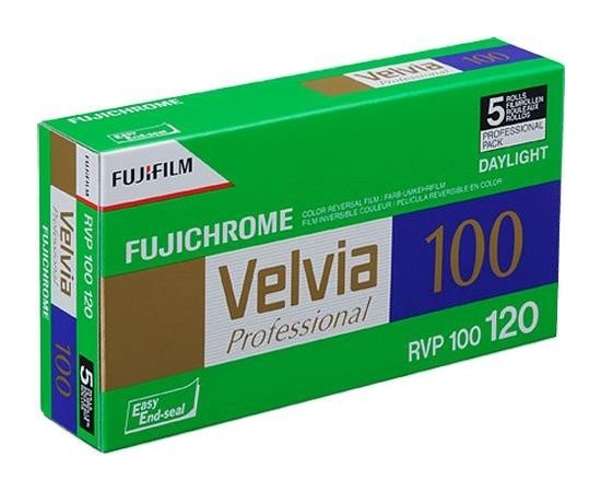 Fujifilm Fujichrome filmiņa Velvia RVP 100-120×5