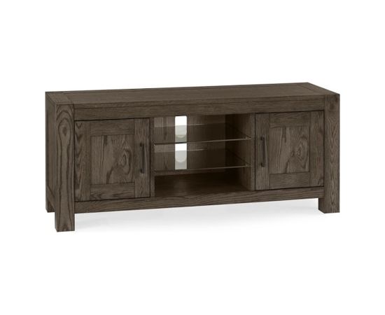 TV-galds TURIN 44x135xH57cm, materiāls: ozols, krāsa: brūns, apdare: eļļots TV-galdiņi