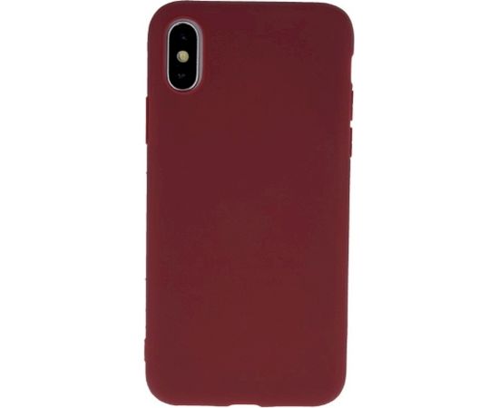 Fusion Soft Matte Back Case Силиконовый чехол для Apple iPhone 11 Pro Max Темно Красный