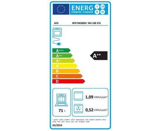 AEG BPE748380M