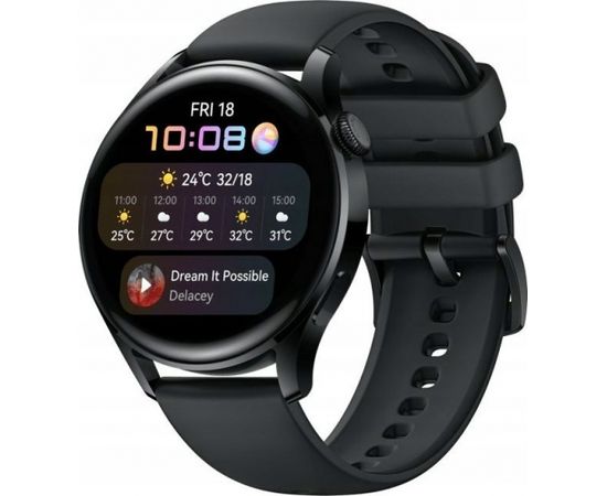 Huawei Watch 3 Black Active Edition Viedpulkstenis