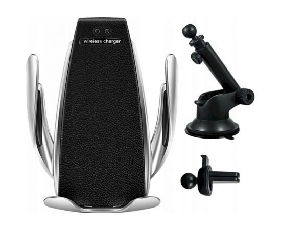 Fusion Air Vent Turētājs Gaisa Restei ar 360° Rotāciju un Wireless Uzlādi Melns Telefonu Turētāji Auto Velo Moto