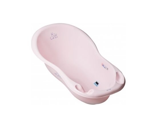 Vvanna 102 cm  ar korķi un termometru RABBITS light pink  TegaBaby KR-005