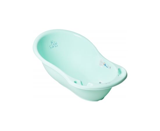 vanna 86 cm  ar korķi un termometru RABBITS light green  TegaBaby KR-004