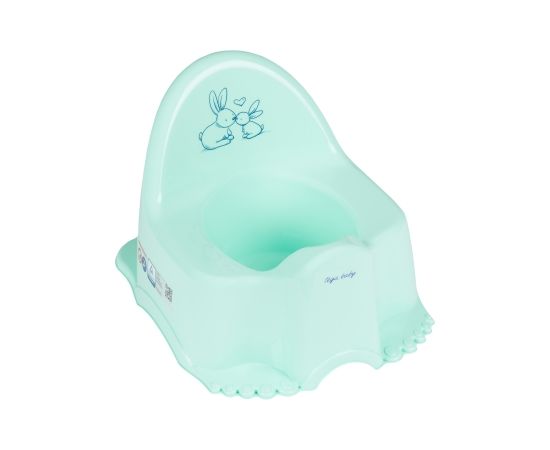 Bērnu podiņš ECO RABBITS green TegaBaby KR-007