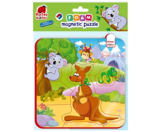 Roter Kafer Roter Käfer Foam Magnetic Puzzle Art.RK5010-09 Mīkstā puzle ar magnētiem  (Vladi Toys)