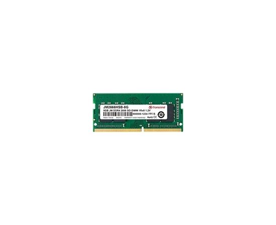 TRANSCEND 8GB JM DDR4 2666 SO-DIMM 1Rx8