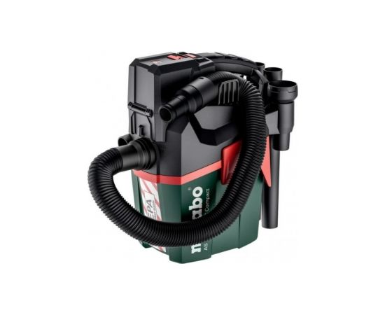 Akumulatora putekļu sūcējs AS 18 HEPA PC Compact, karkass, Metabo