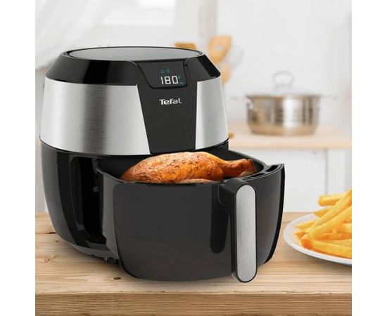 TEFAL EY701D15 Easy Fry XXL 5.6L melns karstā gaisa friteris