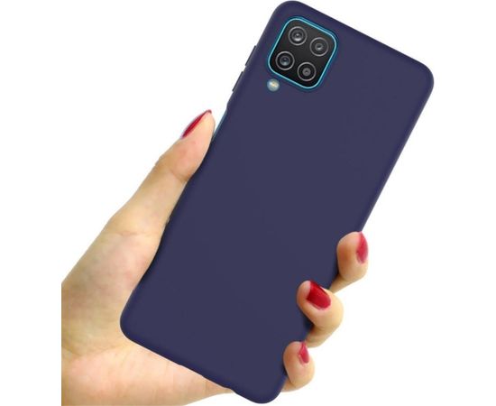 Mocco Ultra Slim Soft Matte 0.3 mm Матовый Силиконовый чехол для Apple iPhone 12 Pro Max Синий