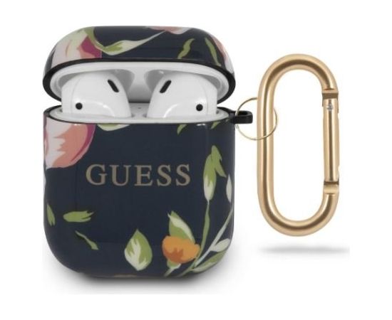 Guess GUACA2TPUBKFL03 Silicone Чехол для Airpods 1/2 Floral N.3