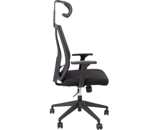 Офисный стул ВЕГА 63x58,5xH112,5-119,5см, черный