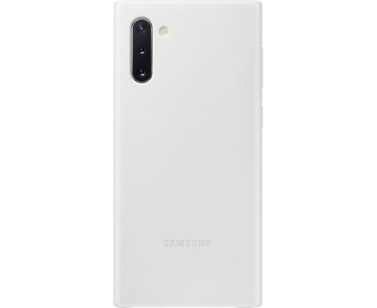 Samsung EF-VN970LWEGWW ādas maciņš Samsung N970 Galaxy Note 10 (Note 10 5G) balts