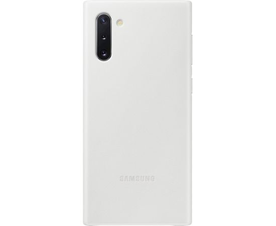 Samsung EF-VN970LWEGWW ādas maciņš Samsung N970 Galaxy Note 10 (Note 10 5G) balts
