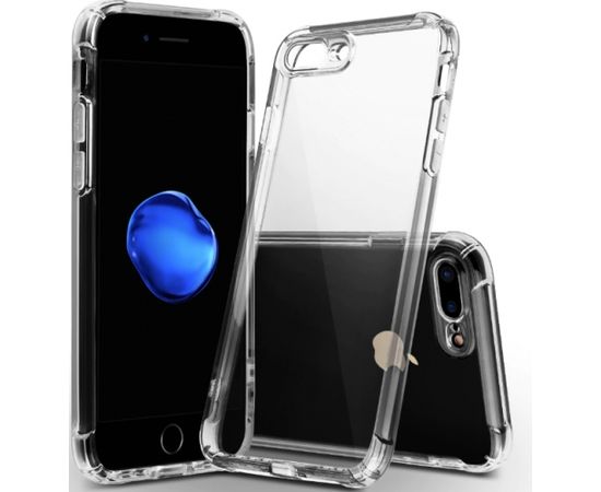 Fusion Ultra Back Case 1 mm Прочный Силиконовый чехол для Apple iPhone 7 Plus / 8 Plus Прозрачный