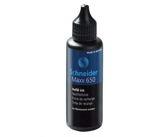 Tinte noturīgam marķierim SCHNEIDER Maxx 650, melna