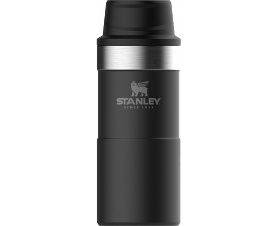 Stanley Termokrūze The Trigger-Action Travel Mug Classic 0,25L matēti melna