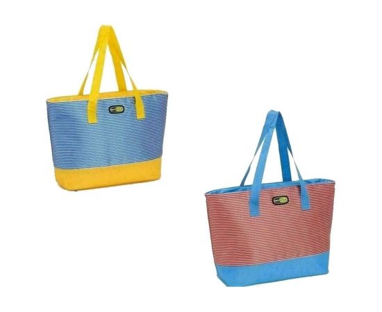 Gio`style Termiskā soma Beach Tote asorti, sarkana-zila/zila-dzeltena