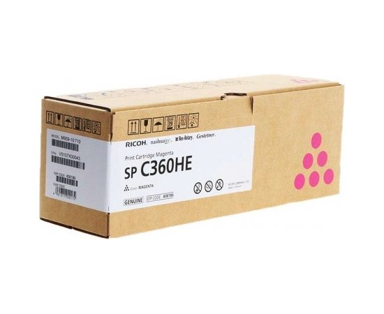 Ricoh toner cartridge magenta (408186, SPC360HE)