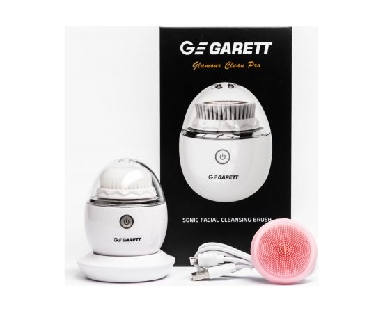 Garett Sonic facial Cleaning Brush / IPX7 / Косметическая щёточка для лица / Белая