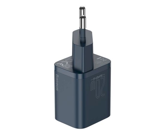 Baseus TZCCSUP-B03 tīkla lādētājs USB-C / 20W / 3A + USB-C -> Lightning datu un uzlādes vads zils