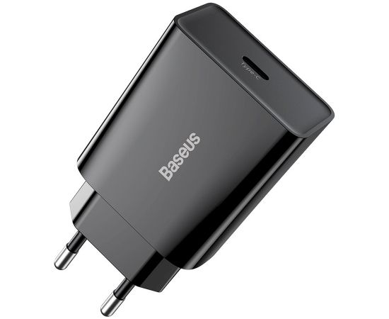 Baseus CCFS-SN01 Сетевое зарядное устройство USB-C / 20W / 3A черное