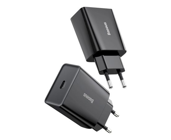 Baseus CCFS-SN01 Сетевое зарядное устройство USB-C / 20W / 3A черное