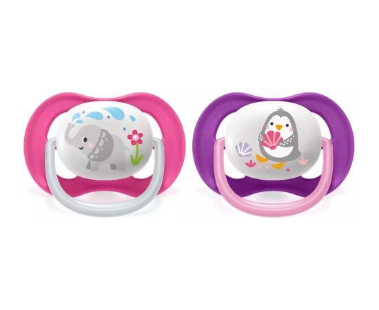 Philips Avent māneklītis Ultra Air Animals, 6-18M (2 gab), meitenēm - SCF080/08