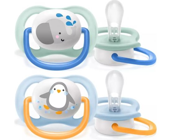 Philips Avent māneklītis Ultra Air Animals, 0-6M (2 gab), zēniem - SCF080/05