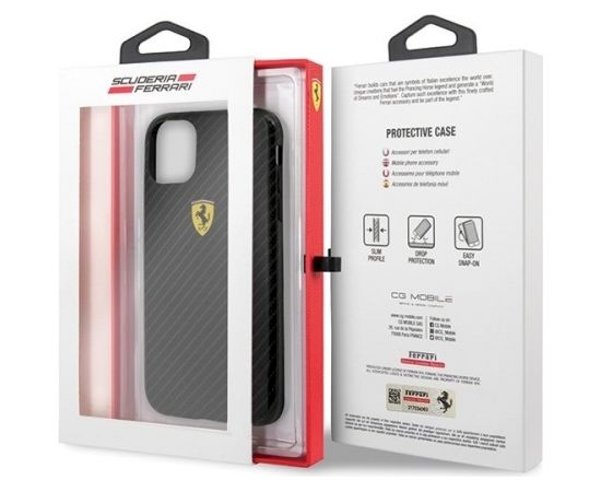 Ferrari Hardcase FESPCHCN58CBBK Силиконовый чехол для Apple iPhone 11 Pro Черный