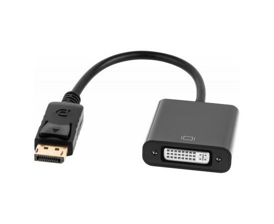 Cabletech adaptera savienotājs DISPLAYPORT spraudnis - DVI ligzda (24 + 5) Melns