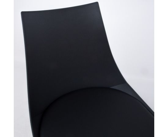 Krēsls ADELE, melna plastmasa
