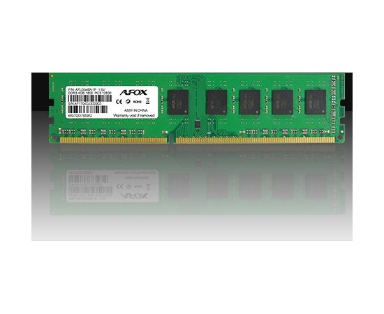 AFOX memory AFOX DDR3 4GB 1600MHZ MICRON CHIP LV 1.35V AFLD34BN1L