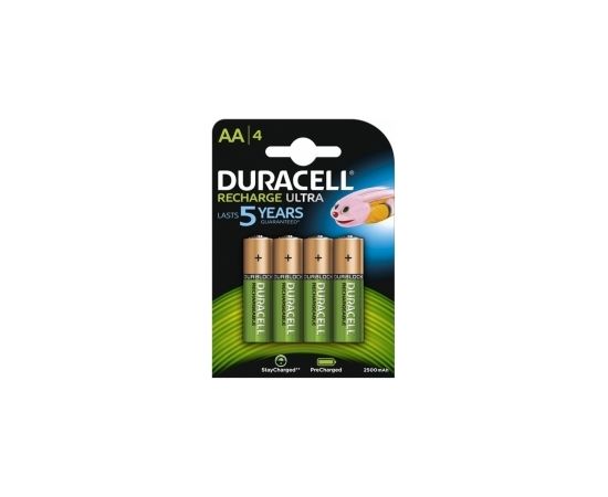 Duracell HR6 AA 2500mAh Recharge Ultra 4 Pack