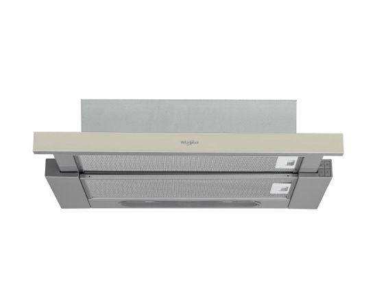 (Ir veikalā) Whirlpool AKR 750 G SD tvaiku nosūcējs 60cm iebūv. izvelkams smilškrāsa