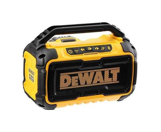 Bezvadu skaļrunis DeWalt DCR011 XJ, speaker (yellow / black, Bluetooth, jack, USB)