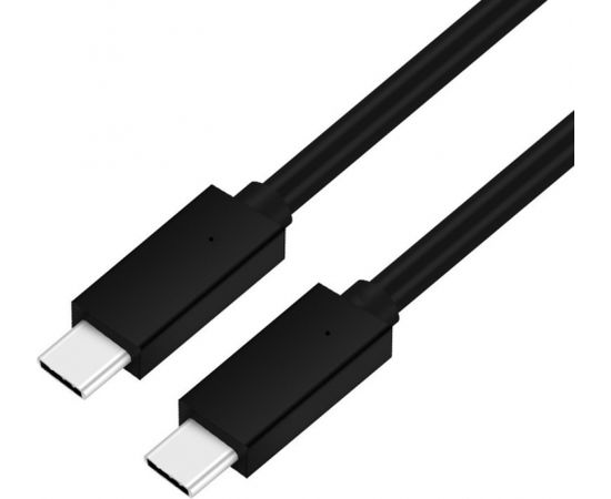 Platinet cable USB-C - USB-C 5A 100W 2m, black (45579)