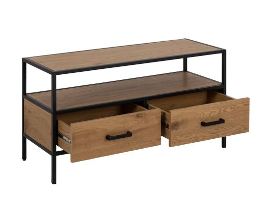 TV-table SEAFORD 90x35xH50cm, oak