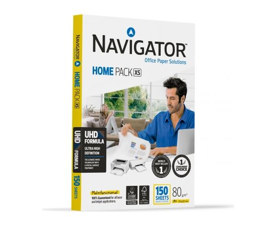 Papīrs Navigator Home Pack XS A4 80g / m2 150 loksnes/iepakojumā