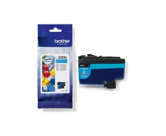 BROTHER LC426XLC CYAN INK-CARTRIDGE, YIELD=5,000 PAGES