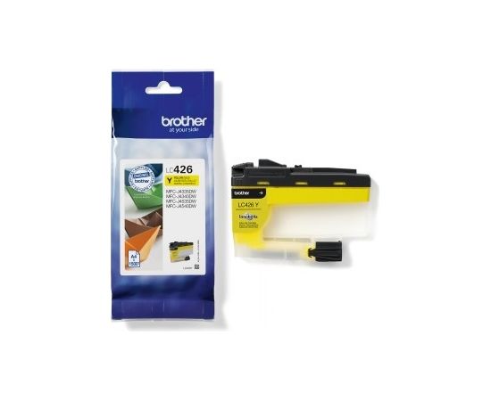 BROTHER LC426Y YELLOW INK-CARTRIDGE, YIELD=1,500 PAGES