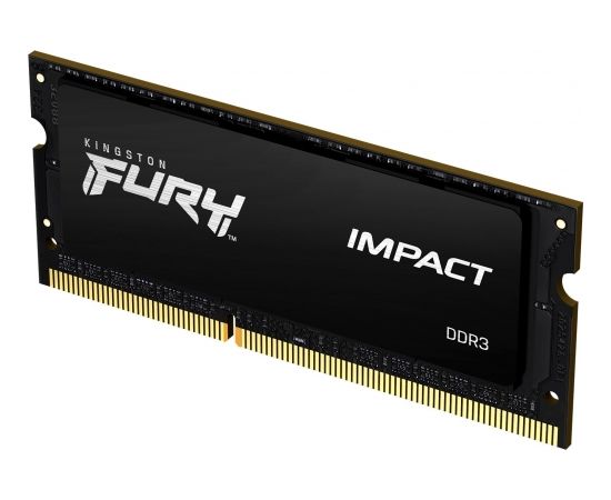 Kingston Fury Impact laptop memory, SODIMM, DDR3L, 8 GB, 1866 MHz, CL11 (KF318LS11IB / 8)