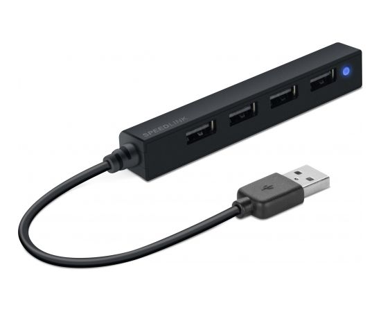 Speedlink USB hub Snappy Slim 4 portu (SL-140000-BK)