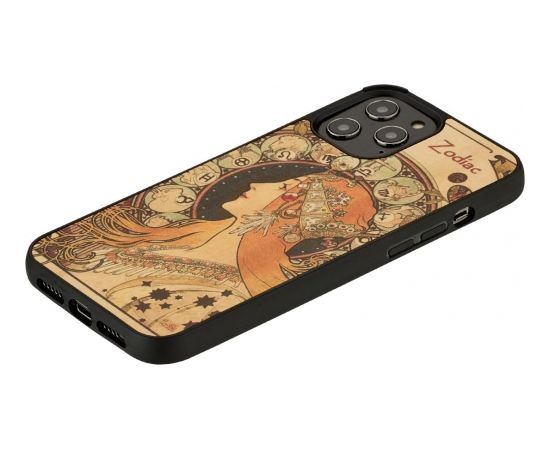 MAN&WOOD case for iPhone 12 Pro Max zodiac black