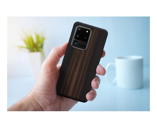 MAN&WOOD case for Galaxy S20 Ultra ebony black