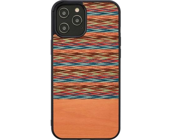 MAN&WOOD case for iPhone 12/12 Pro browny check black