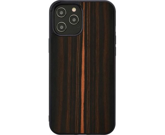 MAN&WOOD case for iPhone 12/12 Pro ebony black