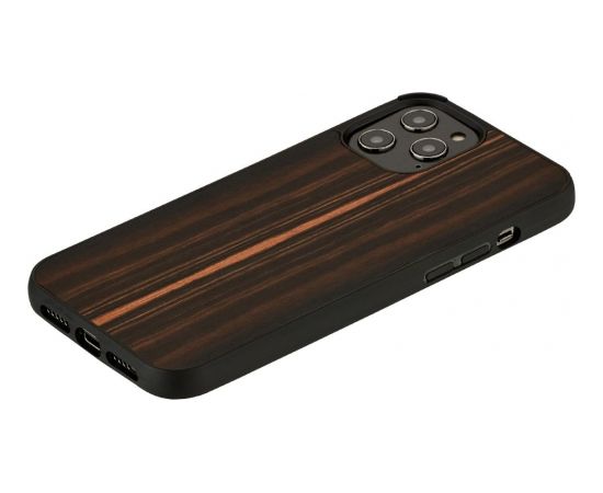 MAN&WOOD case for iPhone 12/12 Pro ebony black