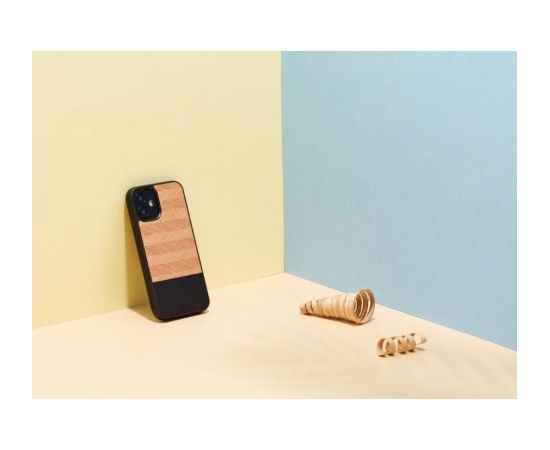 MAN&WOOD case for iPhone 12 mini herringbone nero black