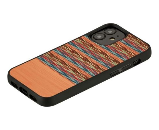 MAN&WOOD case for iPhone 12 mini browny check black